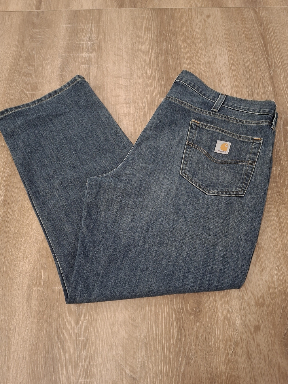 Carhartt 101483-980 Holter Relaxed Fit Jeans Men's 42x30 Blue